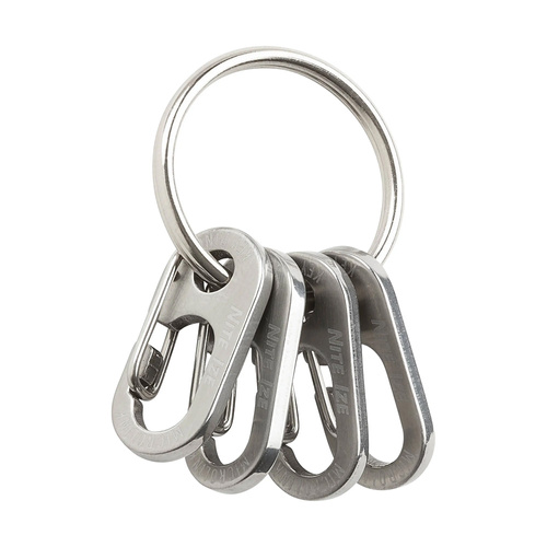 Nite Ize - KeyRing MicroLink Schlüsselanhänger - Stahl - Silber - RL-11-R3 - Schlüsselanhänger - Verschiedenes