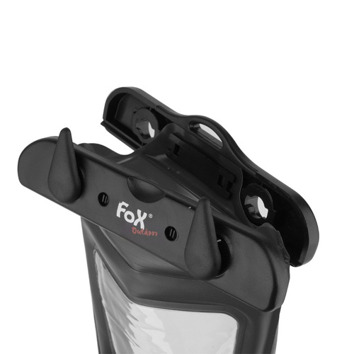 Schutz gegen Wasser - Fox Outdoor - Wasserdichte Smartphone-Tasche - Schwarz - 30532A