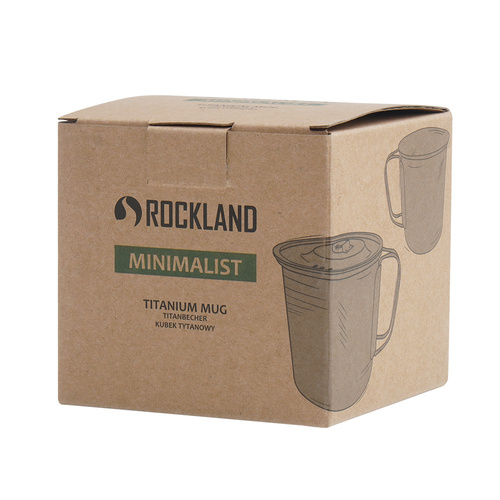 Rockland - Becher Minimalist mit Deckel - 600 ml - Titan - Besteck & Geschirr