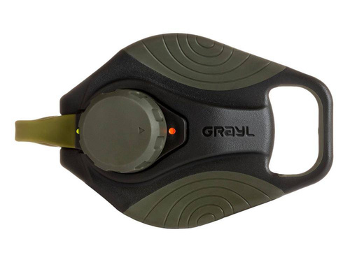 Grayl - GeoPress Wasserfilterflasche - 710 ml - Schwarz / Grün - 400-BLK - Wasserbehälter & Feldflaschen