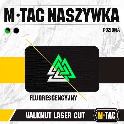 Verschiedenes - M-Tac - Lasergeschnittene Valknut horizontale Patch - Schwarz - 51164299 - Andere
