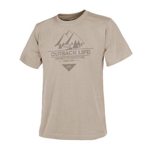 Helikon - T-shirt Outback Life - Khaki - TS-OBL-CO-13 - T-Shirts