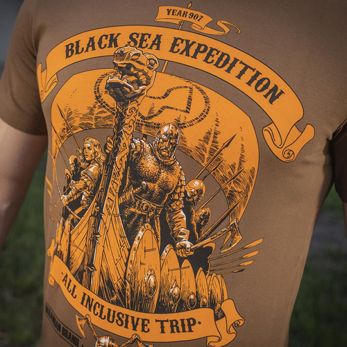 M-Tac - Black Sea Expedition T-Shirt für Männer - Coyote Brown - 80025017 - T-Shirts