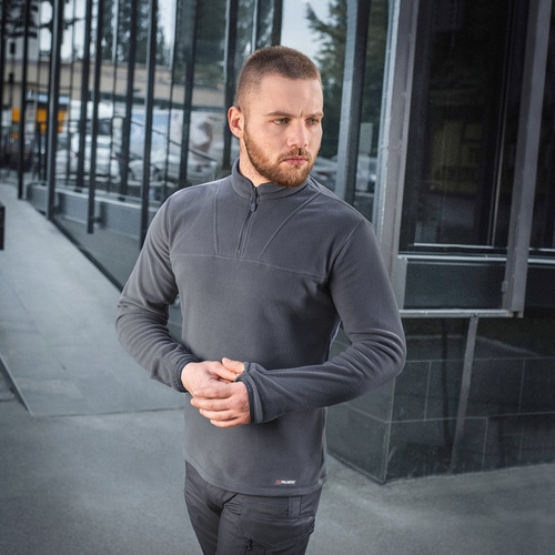 M-Tac - Fleecejacke Delta Polartec - Ciemnoszary - 70016012 - Fleece-Sweatshirts - Bekleidung