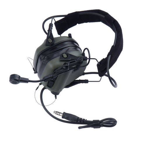 Earmor - Aktiver Gehörschützer M32 - Foliage Green - M32-FG MARK4 - Aktive Kopfhörer