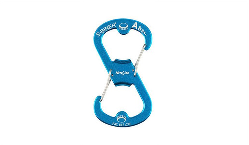 Verschiedenes Zubehör - Nite Ize - S-Biner Aluminum Ahhh Bottle Opener - Blue - SBOA-03-R6