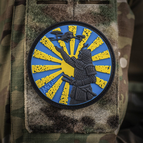 Andere - M-Tac – Aufnäher „Der Weg des Samurai“ – 3D PVC – Gelb/Blau – 51338301