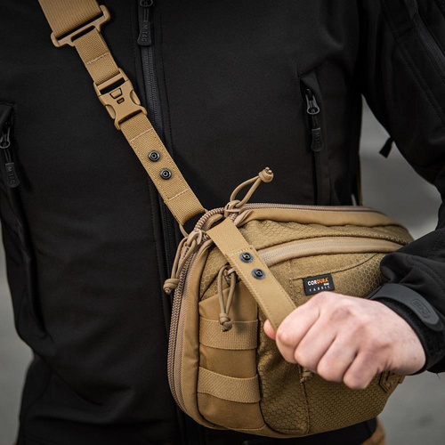 M-Tac - Sphaera Hex Hardsling Bag Large Elite - Coyote - 51414005 - Gürtel, Bein & Hüfttaschen