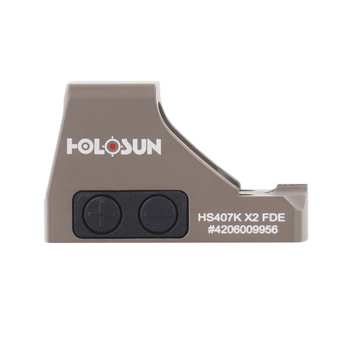 Outdoor - Holosun - Kollimator HS407K Offene Reflex SubCompact Pistole Visier - FDE - HS407K-X2-FDE - Holosun Kollimatorvisiere