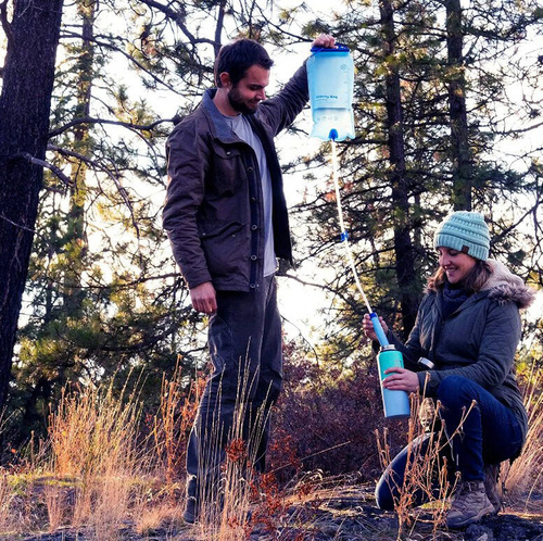 Wasseraufbereitung - Membrane Solutions - Gravity Filter - 3L - Blau - OESF005