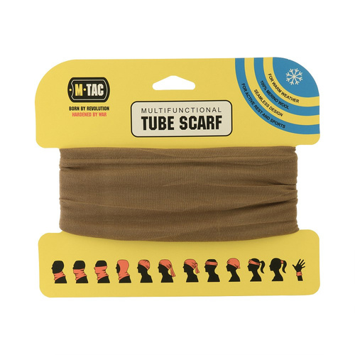 Headwraps, Shemags & Schals - M-Tac - Bandana Merinowolle - Kojote - HLI-MWB-CO