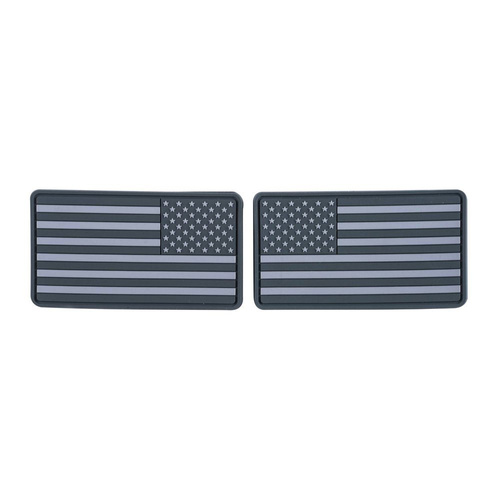 Helikon - PVC USA Flaggenaufnäher groß - 2 Stück - grau - OD-FUL-RB-19 - Flaggen