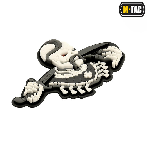 3D PVC Morale Patches - M-Tac - Never Die Again 3D Patch - Grau/Weiß - 51160113