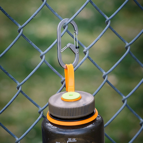 Nite Ize - G-Series SlideLock #3 Doppelkammerkarabiner - Edelstahl - Silber - GSL3-11-R6 - Schlüsselanhänger - Verschiedenes