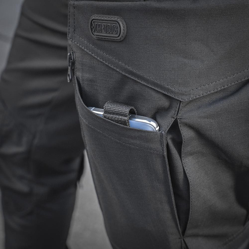 Cargohosen - M-Tac - Taktische Hose Conquistador Gen. I Flex - Ripstop - Schwarz - 20059002