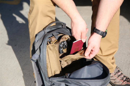 Helikon - Klettverschluss-Paneel Einsatz MOLLE Adapter 2 - Cordura - Coyote - IN-MA2-CD-11 - Sonstige