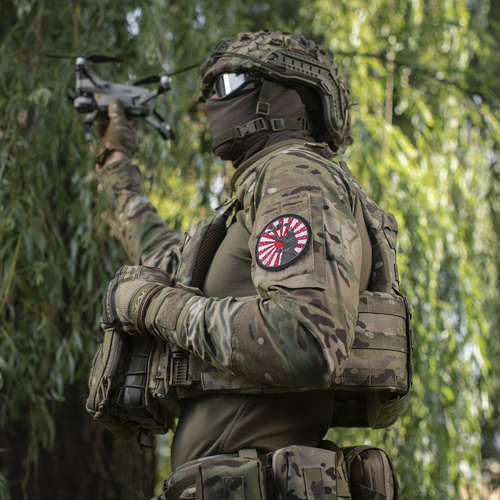 Andere - M-Tac – Aufnäher „Weg des Samurai“ – Stickerei – Weiß/Rot – 51426332