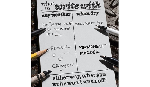 Verschiedenes - Rite in the Rain - Allwetter-Notizbuch - 3 x 5" - OR35 - Blaze Orange - Notizbücher & Zubehör