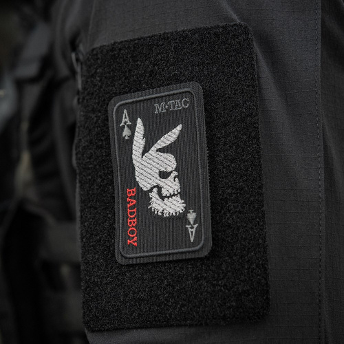 M-Tac – Bad Boy Aufnäher – Stickerei – Schwarz – 51390002 - Morale Patch