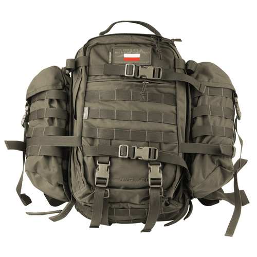 Militärrucksäcke - WISPORT - Sparrow 30 II Rucksack mit zwei Seitentaschen - 30 + 10 l - RAL 7013