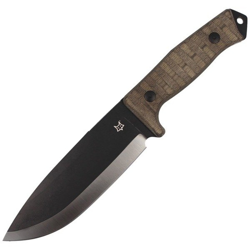 FOX - Messer Bushman Bushcraft Canvas Micarta 160mm - FX-609 OD - Messer