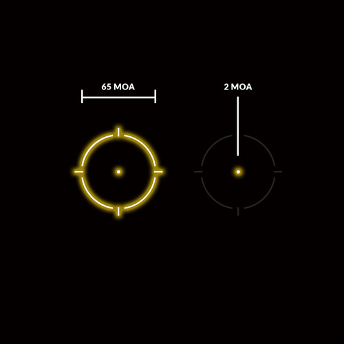 Holosun Kollimatorvisiere - Holosun - HE503R-GD Goldpunkt - niedrige Montage & 1/3 Co-Zeugen-Montage