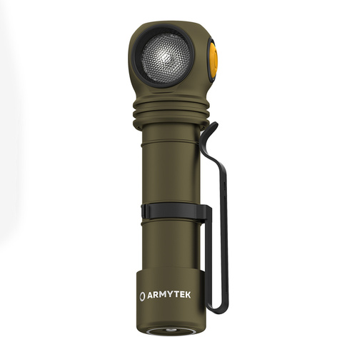 Outdoor - Armytek - Stirnlampe Wizard C2 Pro - Magnetisches Ladegerät - 2500 lm - 18650 - Olive - F08701CO - LED-Taschenlampen