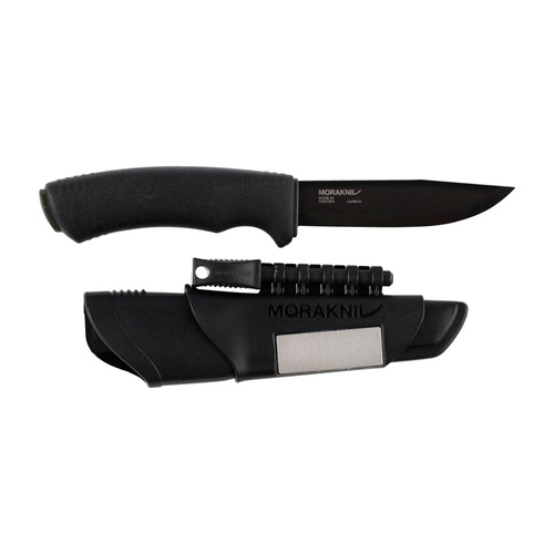 Outdoor - Morakniv - Bushcraft Survival - Kohlenstoffstahl - Schwarz - 11742 - Messer