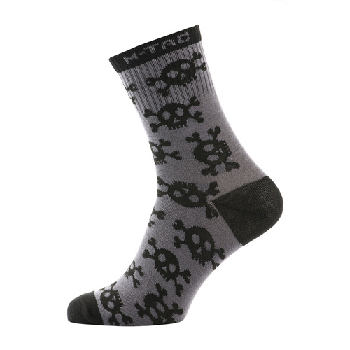 Socken - M-Tac - Mk.3 Sommersocken - Pirate Skull - Dunkelgrau - 30903912
