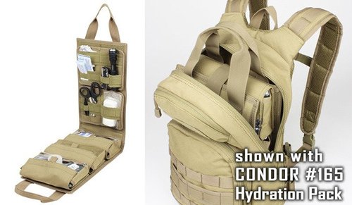 Seitentaschen & Organizer - Condor - Packeinsatz - Coyote Braun - VA7-498