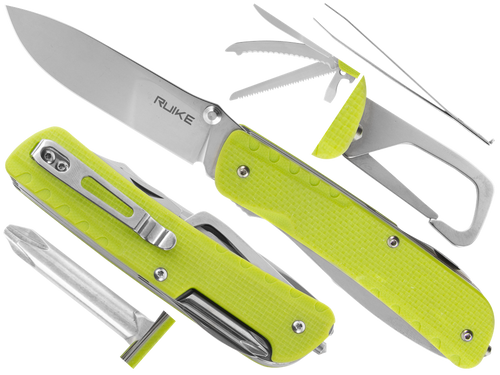 Ruike - Multifunktionales Taschenmesser LD43 - 12 Werkzeuge - Grün - 340-019 - Taschenmesser & Schweizermesser - Outdoor