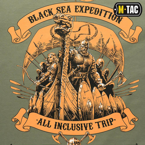 M-Tac - T-Shirt Black Sea Expedition - Helles Oliv - 80025038 - T-Shirts - Bekleidung