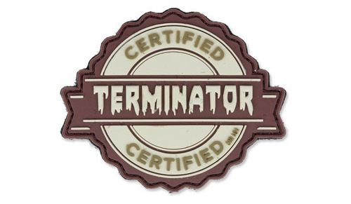 101 Inc. - 3D Aufnäher - Terminator - Kojote -  3D PVC Morale Patches