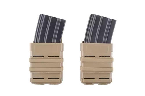 Ausrüstung - Primal Gear - Doppelmagazintasche Open III (M) - AR - Tan - PRI-19-017415 - Magazin & Munitionstaschen