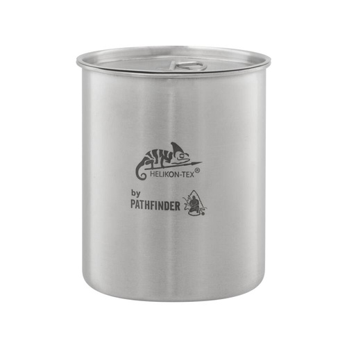 Outdoor - Helikon - Stahlkocher mit Flasche Pathfinder - Silber - SE-PBC-SS-15 - Kocher & Kochsets