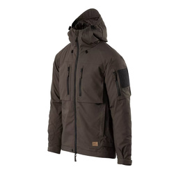Helikon - Isolierte Winterjacke Yukon - DuraCanvas - Earth Brown/Schwarz - KU-WTY-DC-0A01A