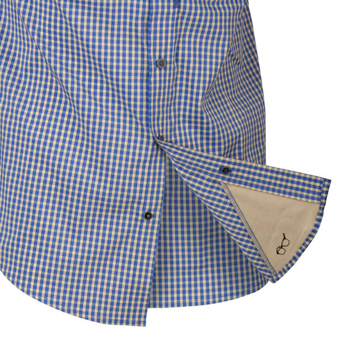 Hemden & Pullover - Helikon - Covert Concealed Carry Kurzarmhemd - Royal Blue Checkered - KO-CCS-CB-C4