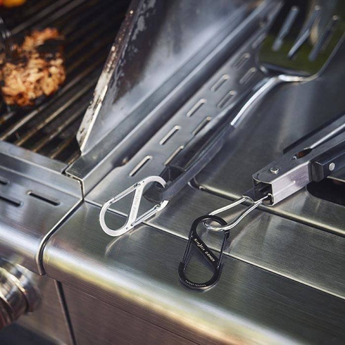 Nite Ize - S-Biner SlideLock Set #2, #3, #4 - Schwarz - LSBC-01-R6 - Stahlkarabiner