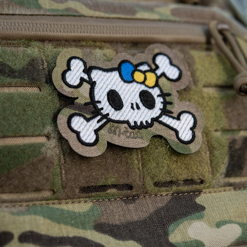 M-Tac – Kitty Patch – Stickerei – Gelbe und Blaue Schleife – MultiCam – 51387008 - Morale Patch - Verschiedenes