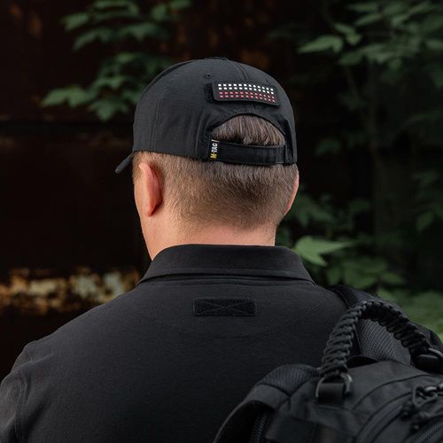 M-Tac - Polnischer Flaggenaufnäher - Fluoreszierend - Pixel - Laserschnitt - Schwarz / Rot / Weiß - 51005102 - Flaggen