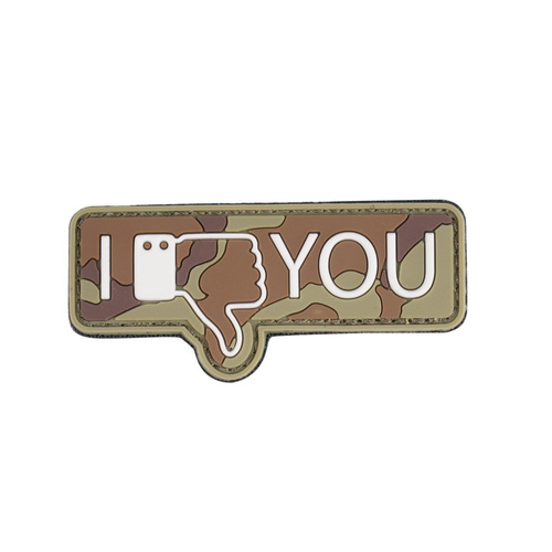 101 Inc. - 3D-Aufnäher - Ich mag dich nicht - Woodland - 444130-7351 -  3D PVC Morale Patches