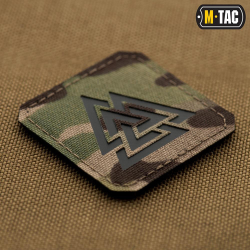 Morale Patch - M-Tac - Valknut Laser Cut Patch - Multicam / Black - 51162802