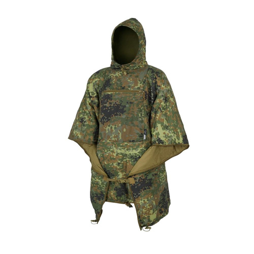 Helikon - Poncho Swagman Roll - Windpack - Climashield - Flecktarn - PO-SMR-NL-23 - Militärjacken