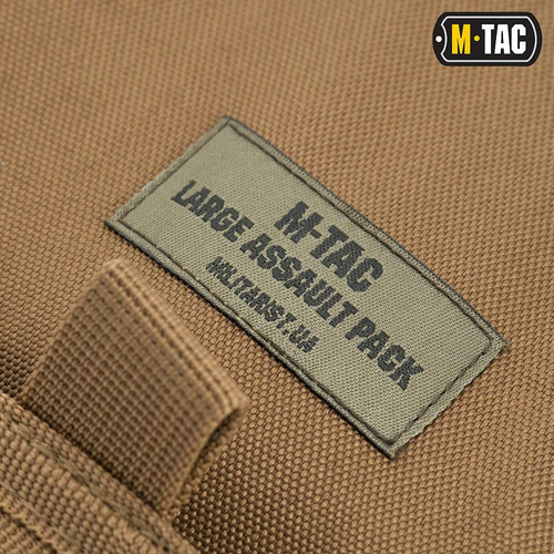 M-Tac - Militärischer Rucksack Large Assault Pack Laser Cut - Tan - 10335003 - Touren, Patrouille (26-40 Liter)