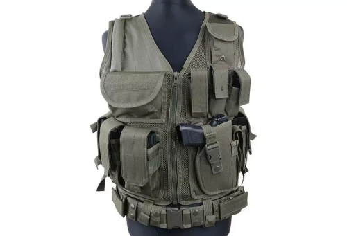 Klassische Westen - GFC Tactical - Taktische Weste KAM-39 - Olive - GFT-18-001854