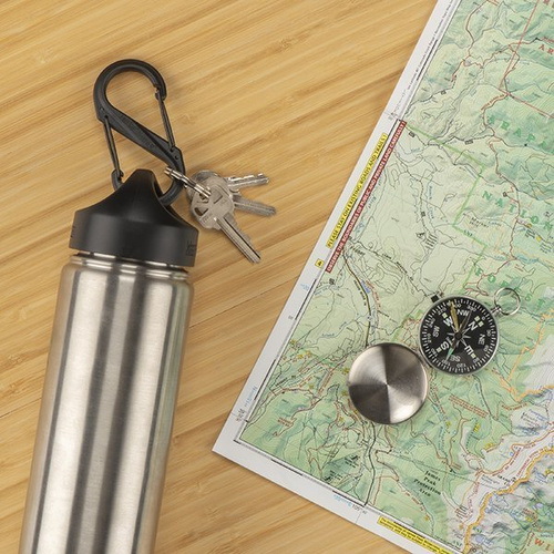 Outdoor - Nite Ize - S-Biner® Kunststoff-Doppelkarabiner #6 - Schwarz - SBP6-03-01BG - Kunststoffkarabiner