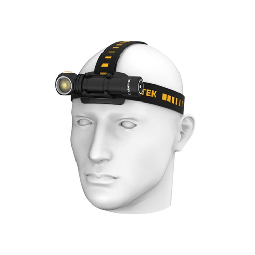 LED-Taschenlampen - Armytek - Stirnlampe Wizard C2 Pro - Magnetisches Ladegerät - 2500 lm - 18650 - Sand - F08701CS