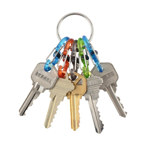 Verschiedenes - Nite Ize - S-Biner KeyRing Locker - Stainless - KRGP-11-R3 - Schlüsselanhänger