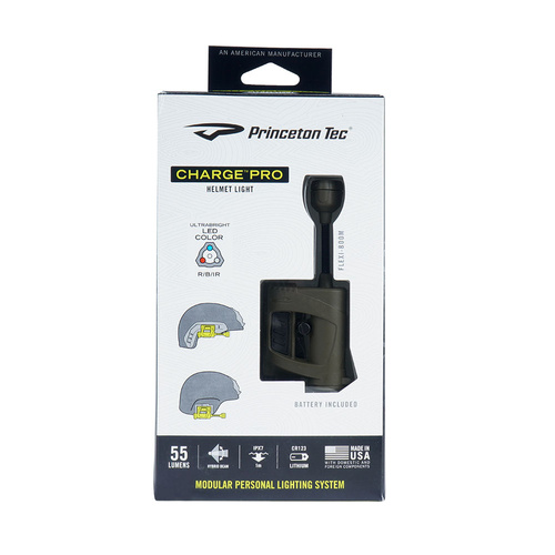 Princeton Tec - Charge™ Pro Helm Taschenlampe - OD Grün - CP-RBI-OD - LED-Taschenlampen - Outdoor