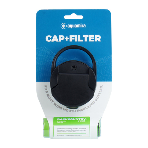 Wasseraufbereitung - Aquamira - Ersatzdeckel für Shift-Flasche mit antibakteriellem Backcountry Plus-Filter - 52 mm - 67682